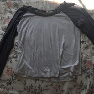 Baseball long sleeved top